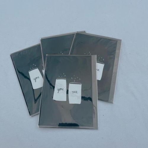 ME AND AMBER - PLUS YOU AND ME SALT N PEPPER CARD