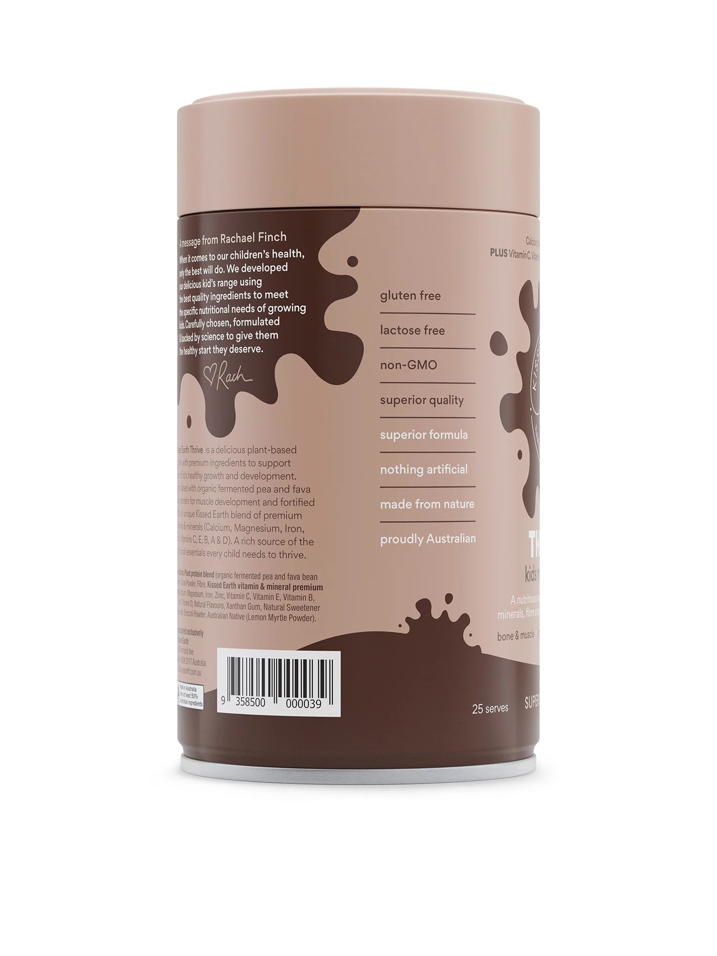 Kissed Earth Thrive - Super Duper Choc 375 g