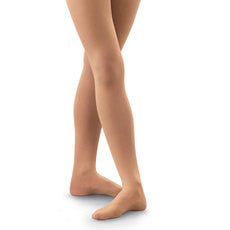Suntan Footed Tights - Matte