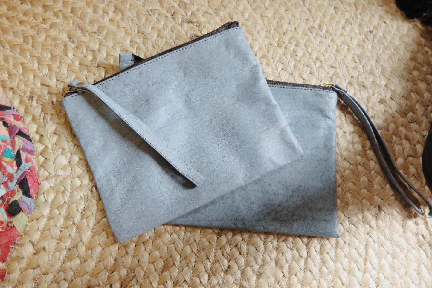 Oceania Blue Crush Soft Leather Clutch