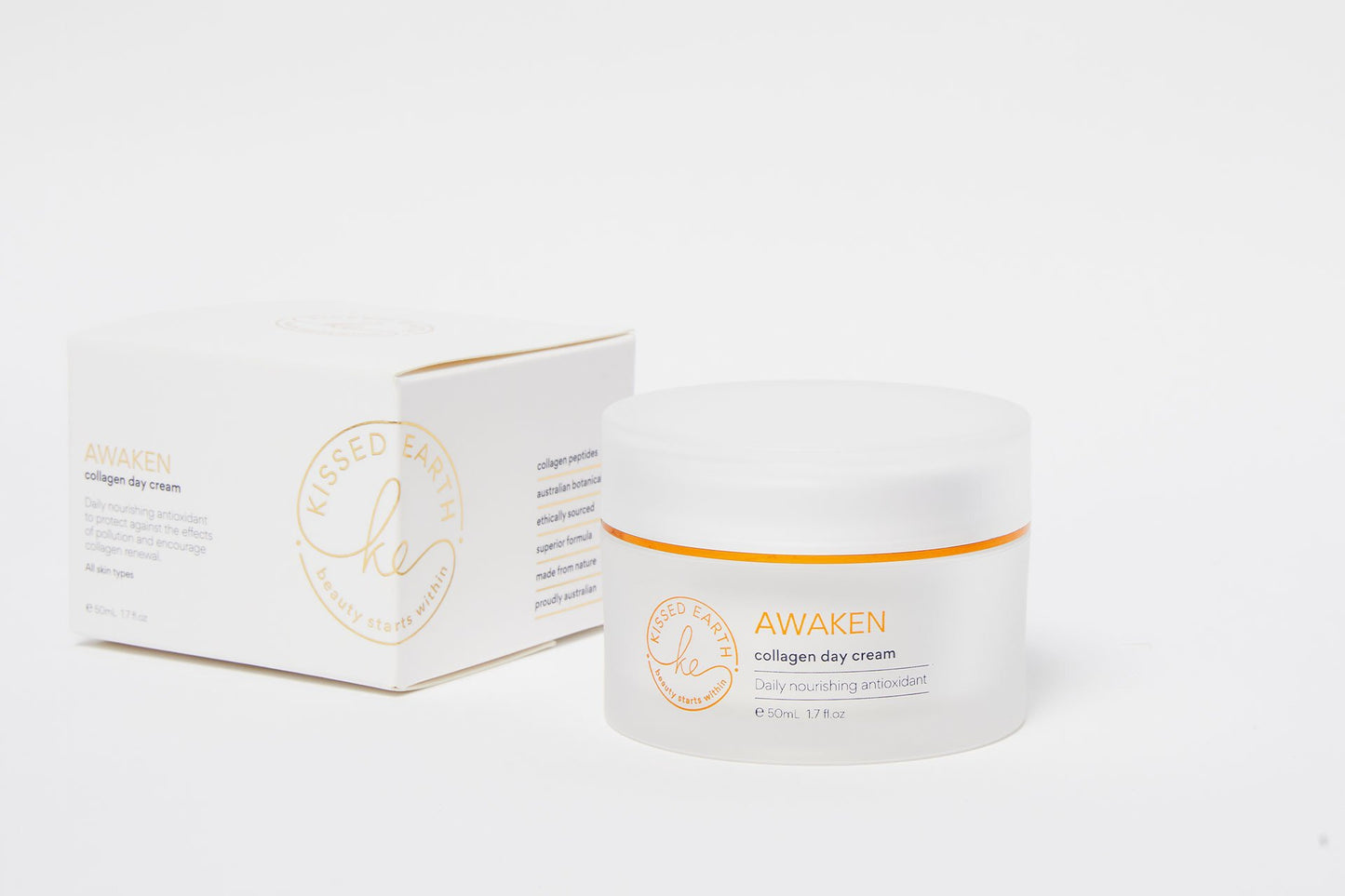 Kissed Earth - Awaken Collagen Day Cream 50ml