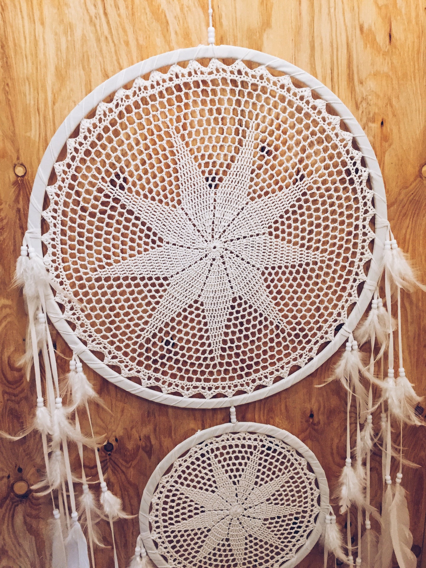 MAXI SIZE FEATHER DREAMCATCHER WALL HANGING