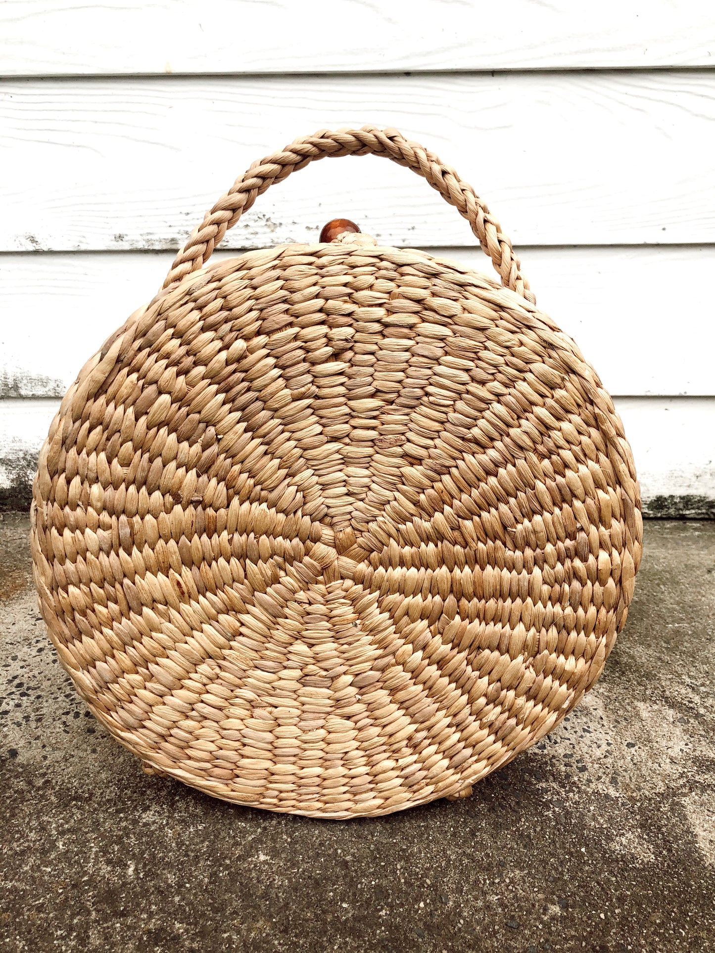 Market Girl Woven Bucket Bag