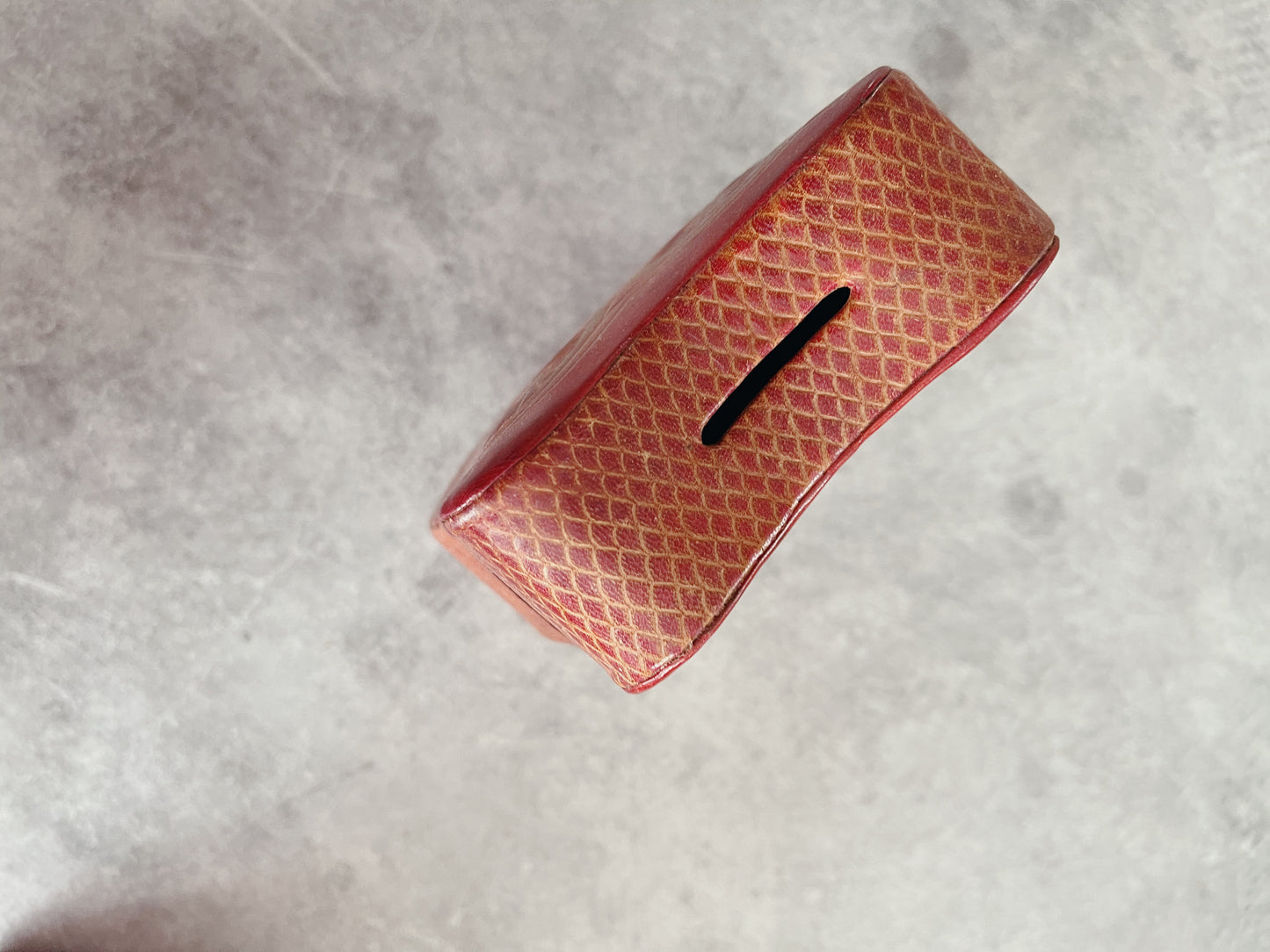 Owl Handmade Leather Money Box