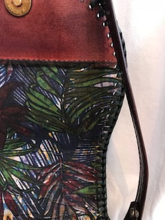 Genuine Leather - Hand Made Authentic Small Leather Saddle Bag