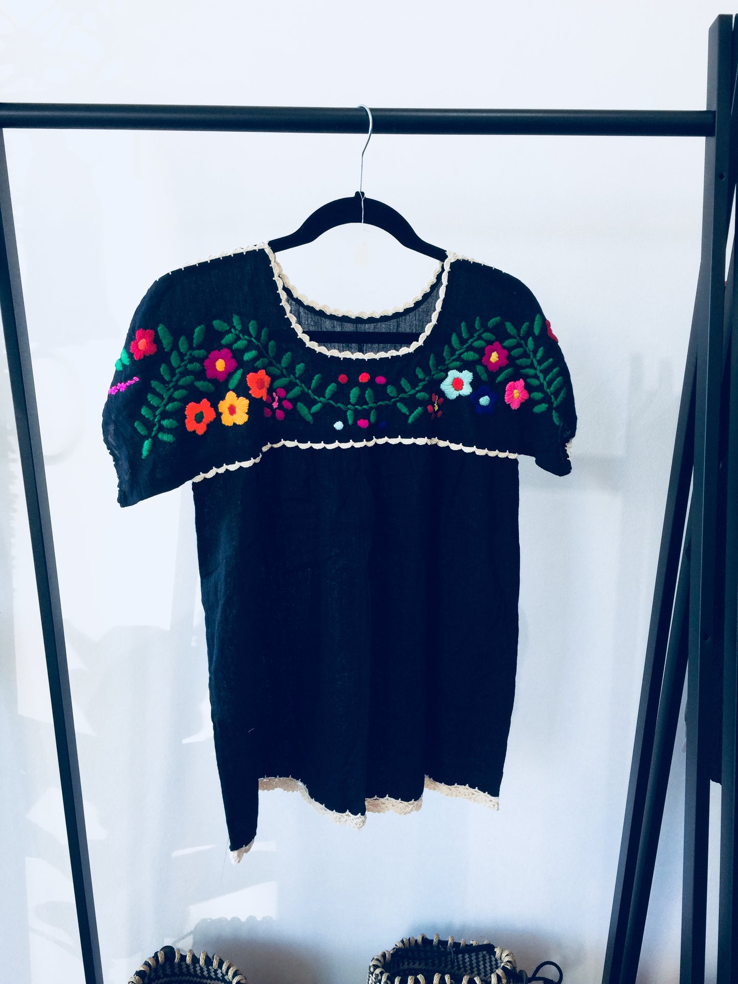 Trad Embroidered Handmade Ladies Smock Top