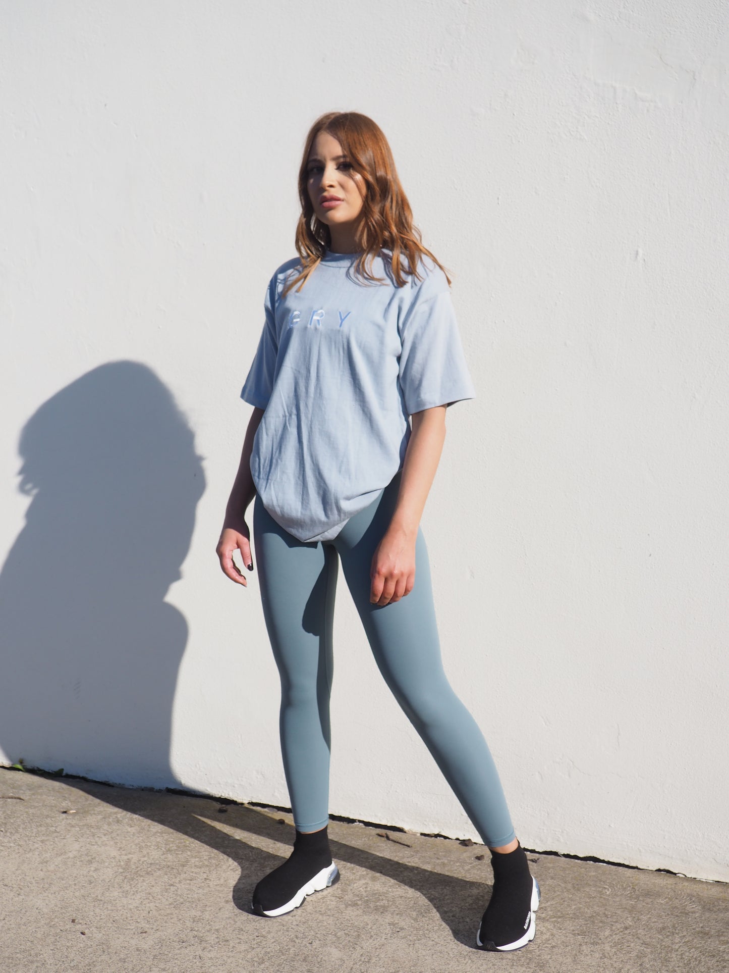 Gerrycan GRY Boyfriend T-SHIRT in Sky Blue