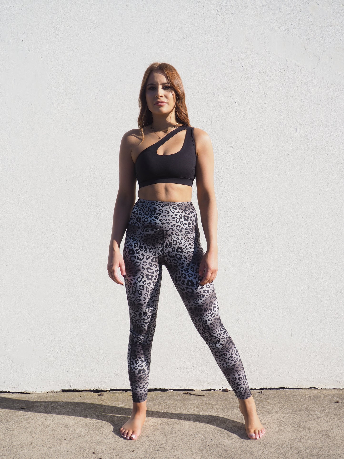 Gerrycan Leopard Activewear Full Length Compression Tights