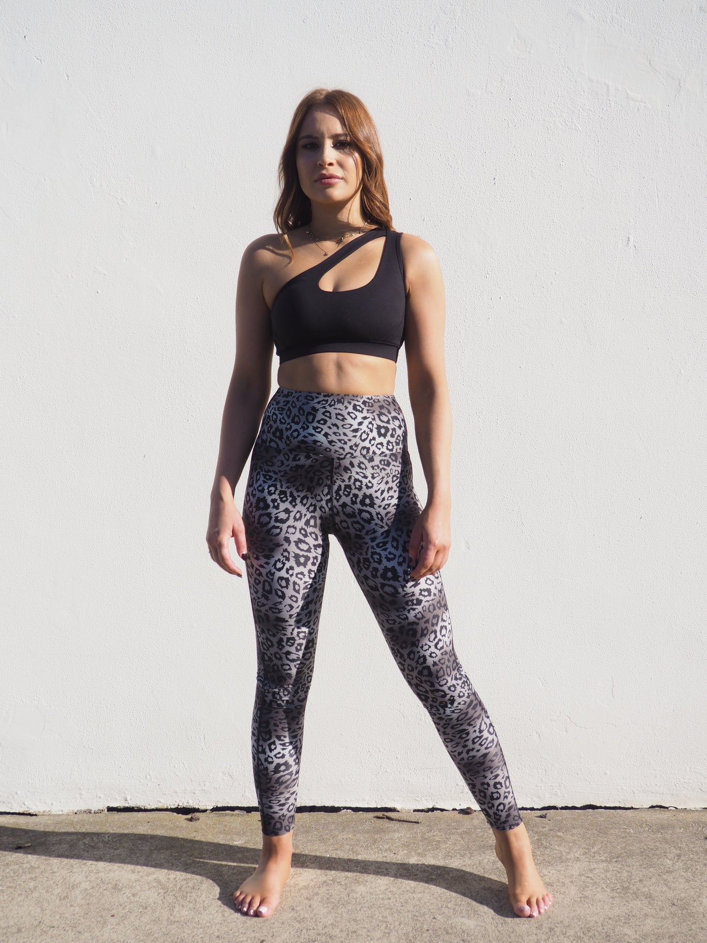 Gerrycan Leopard Activewear Full Length Compression Tights