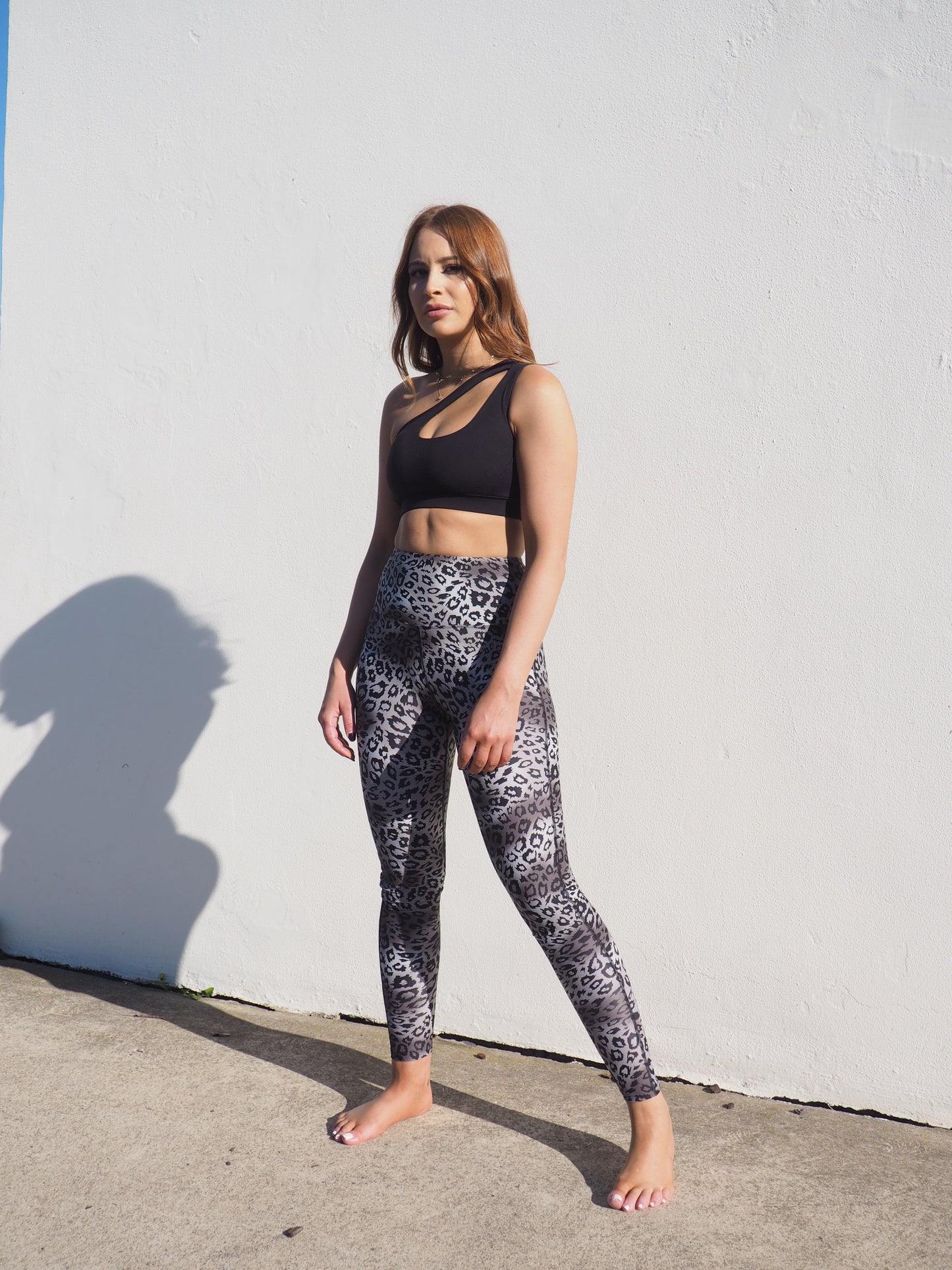 Gerrycan Leopard Activewear Full Length Compression Tights