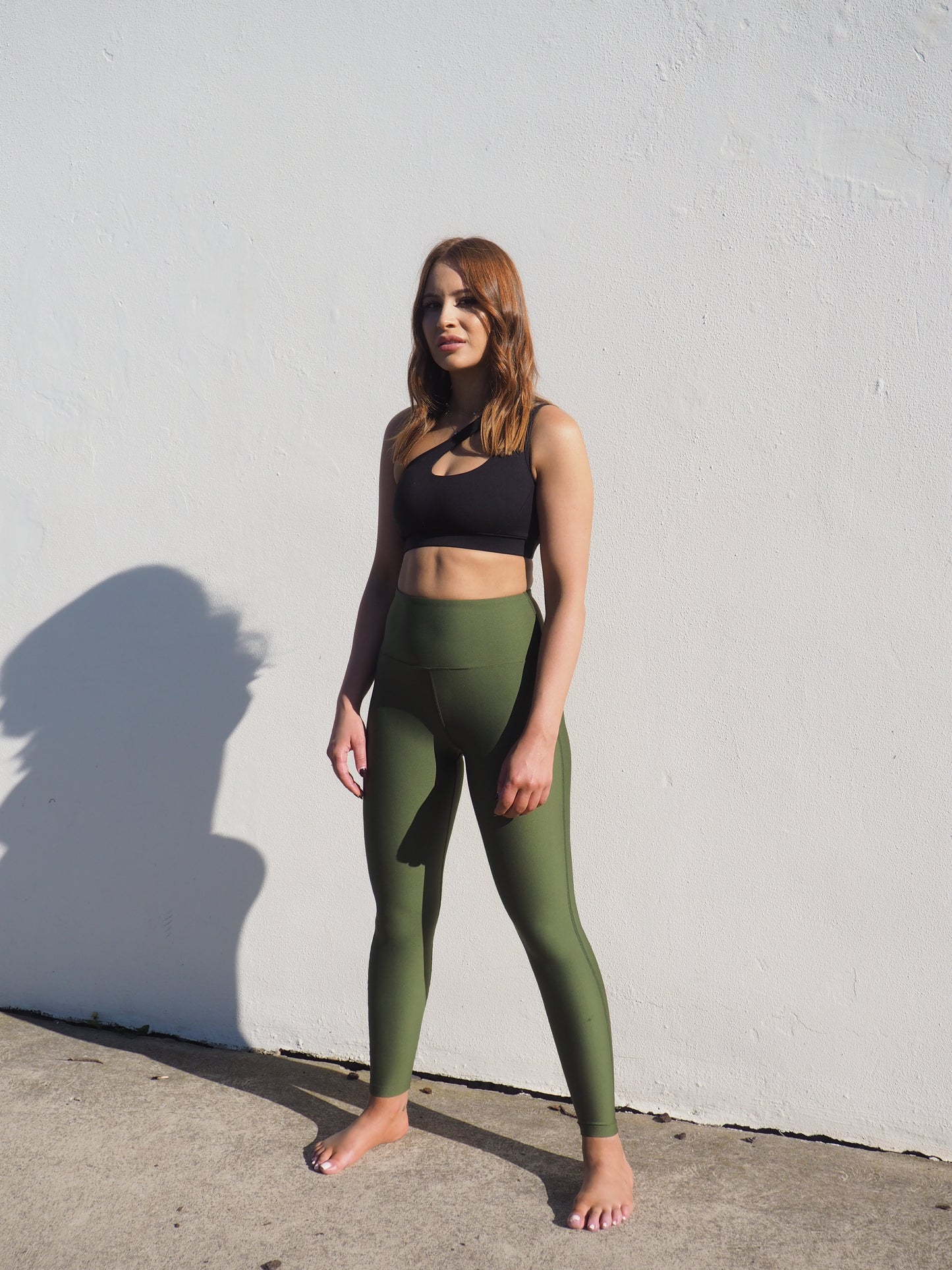 Gerrycan Khaki High waisted Compression Leggings