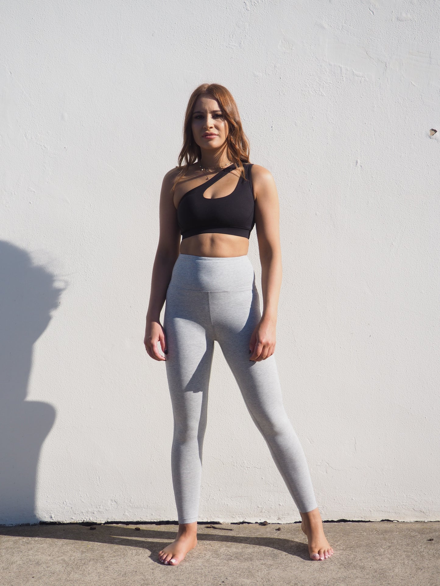 Gerrycan Celine Grey Marl Compression Highwaisted activewear leggings