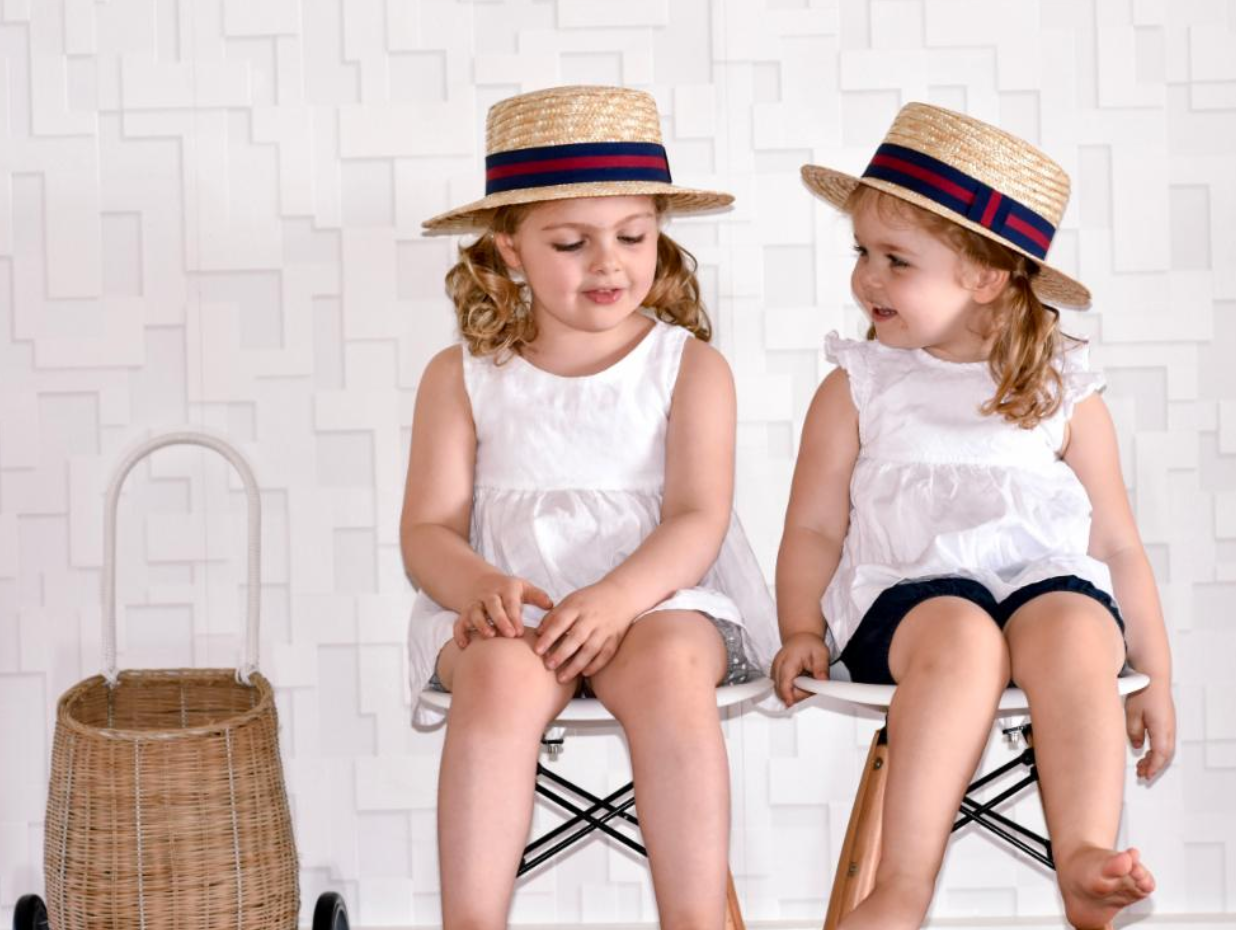 CECILE BOATER HAT - Kids Size by Acorn