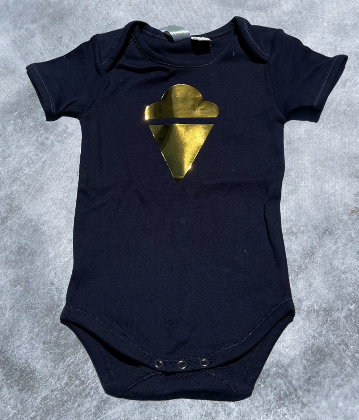 Ice Cream Cotton Organic Baby Onesie