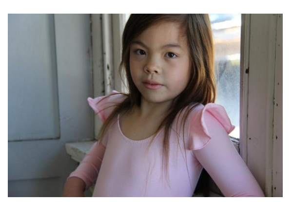 BELLE LONG SLEEVE BALLET PINK ORGANIC COTTON BODY SUIT