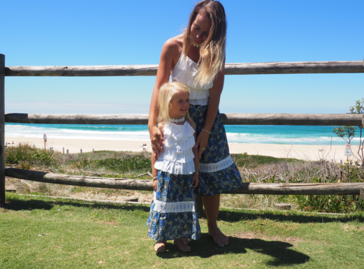 iluca the label: HARLOW FROU FROU TIE UP TOP - KIDS