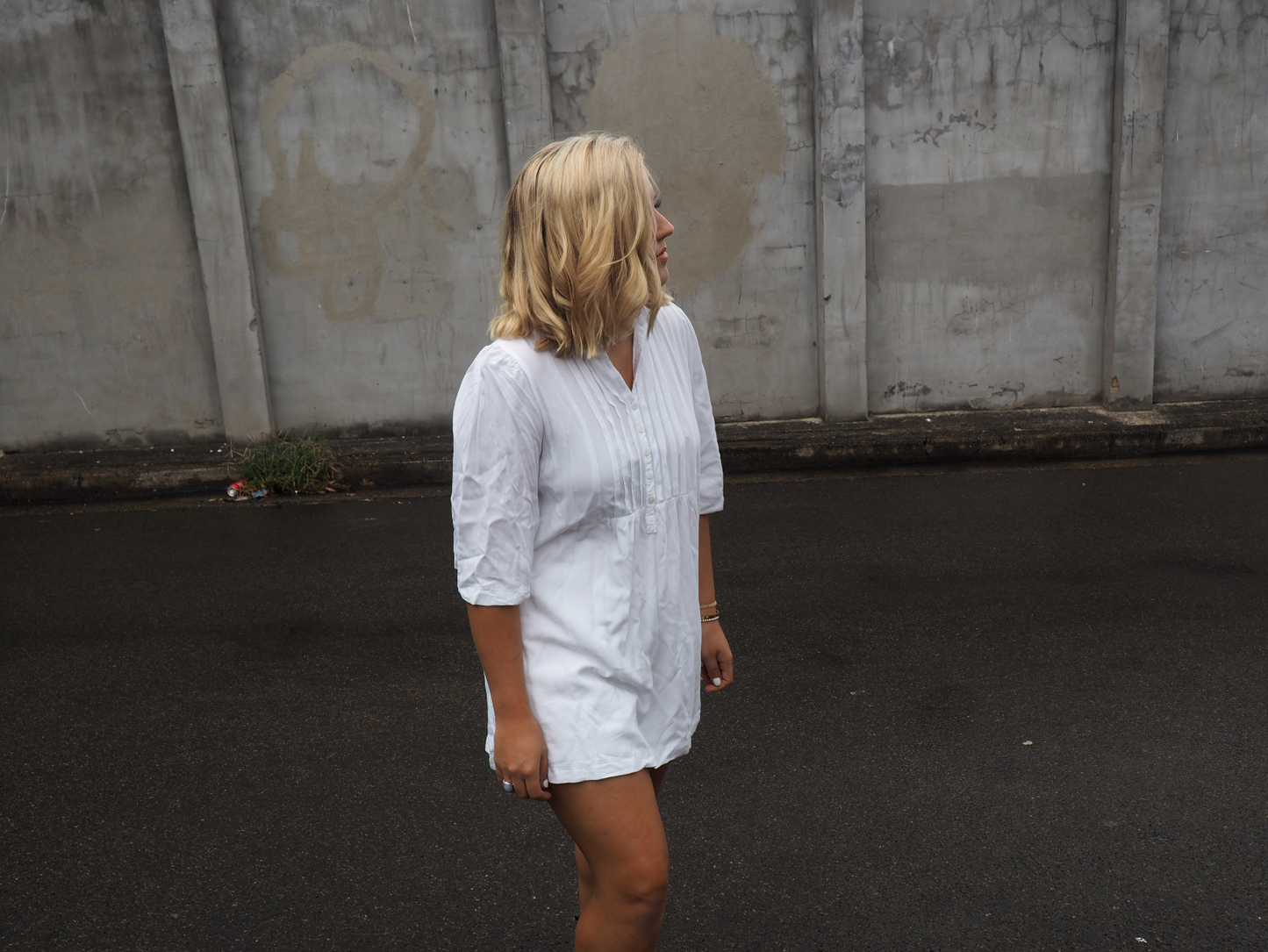 iluca the label: BELLE SLEEVE WISH DRESS / WHITE