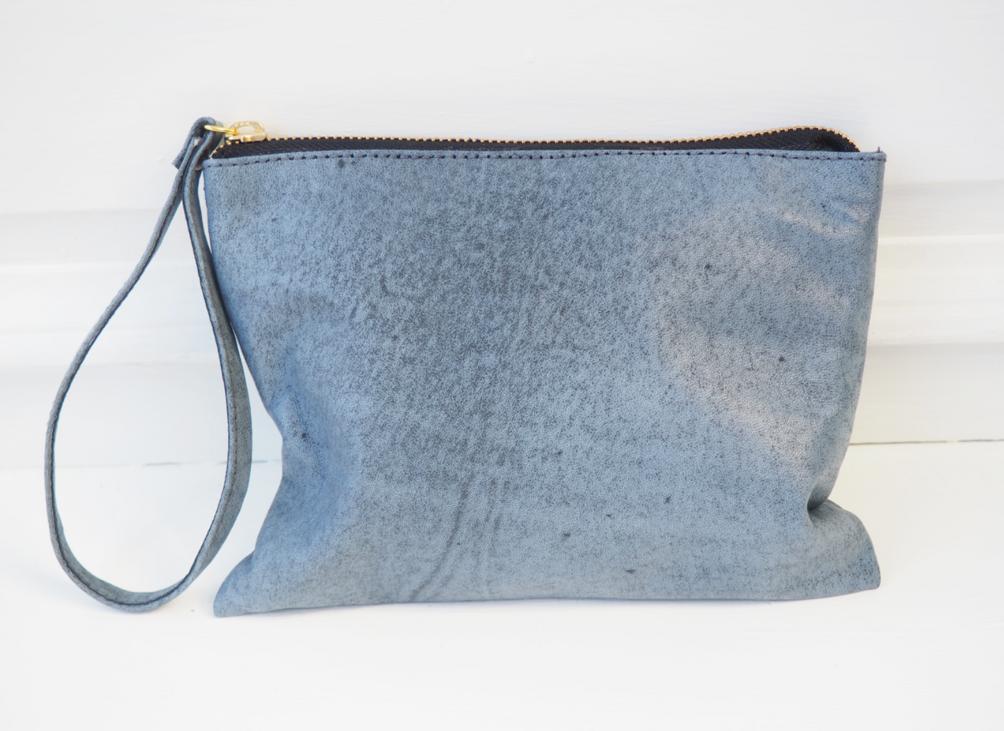 Oceania Blue Crush Soft Leather Clutch