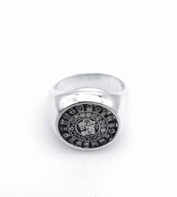 KazMexico MAYAN CALENDAR RING