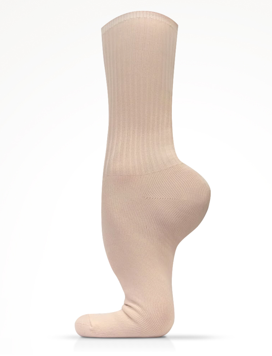 MDM Performance Bamboo pink ballet socks in