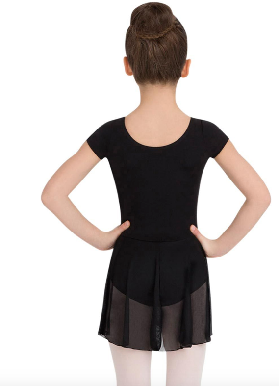 Capezio - Short Sleeve Nylon Dress - Girls - 3966C
