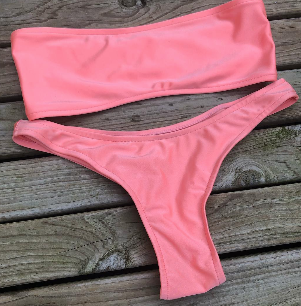 KHLO BIKINI // FLUORO PINK