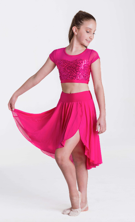 Studio 7 Dancewear / Children's Attitude Sequin Crop Top - CHCT08