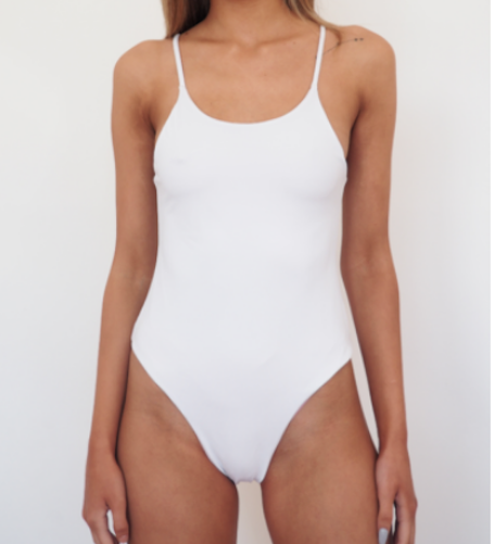 BYRON ONE PIECE - WHITE + BLUSH REVERSE - GERRY CAN