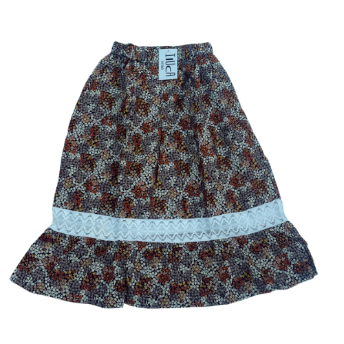 iluca the label: AUBREE MAXI SKIRT W/ CROCHET DETAIL- KIDS