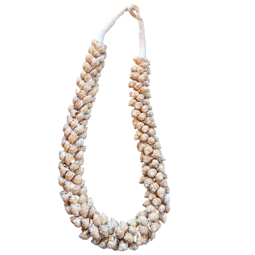 IKINA SHELL NECKLACE DECOR TAN