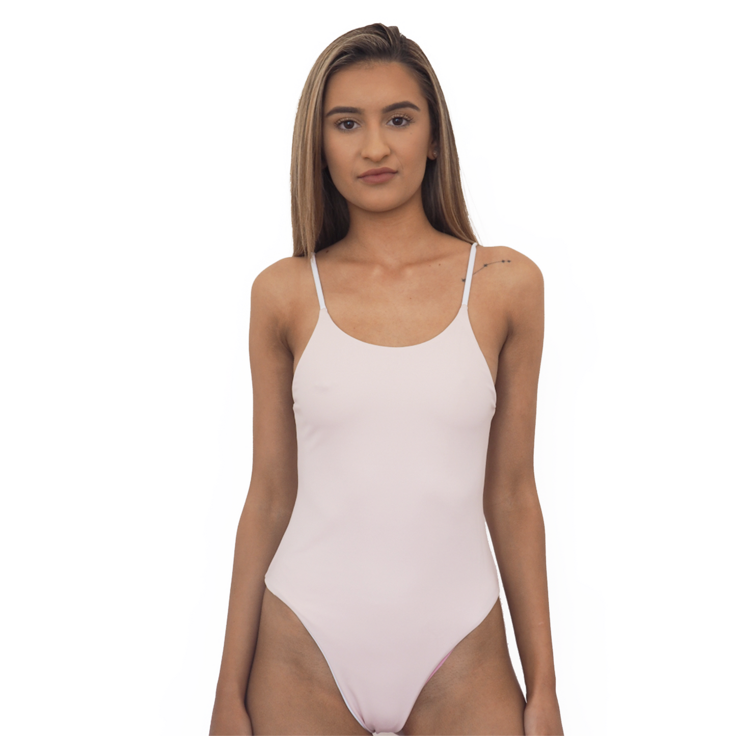 BYRON ONE PIECE // WHITE - BLUSH