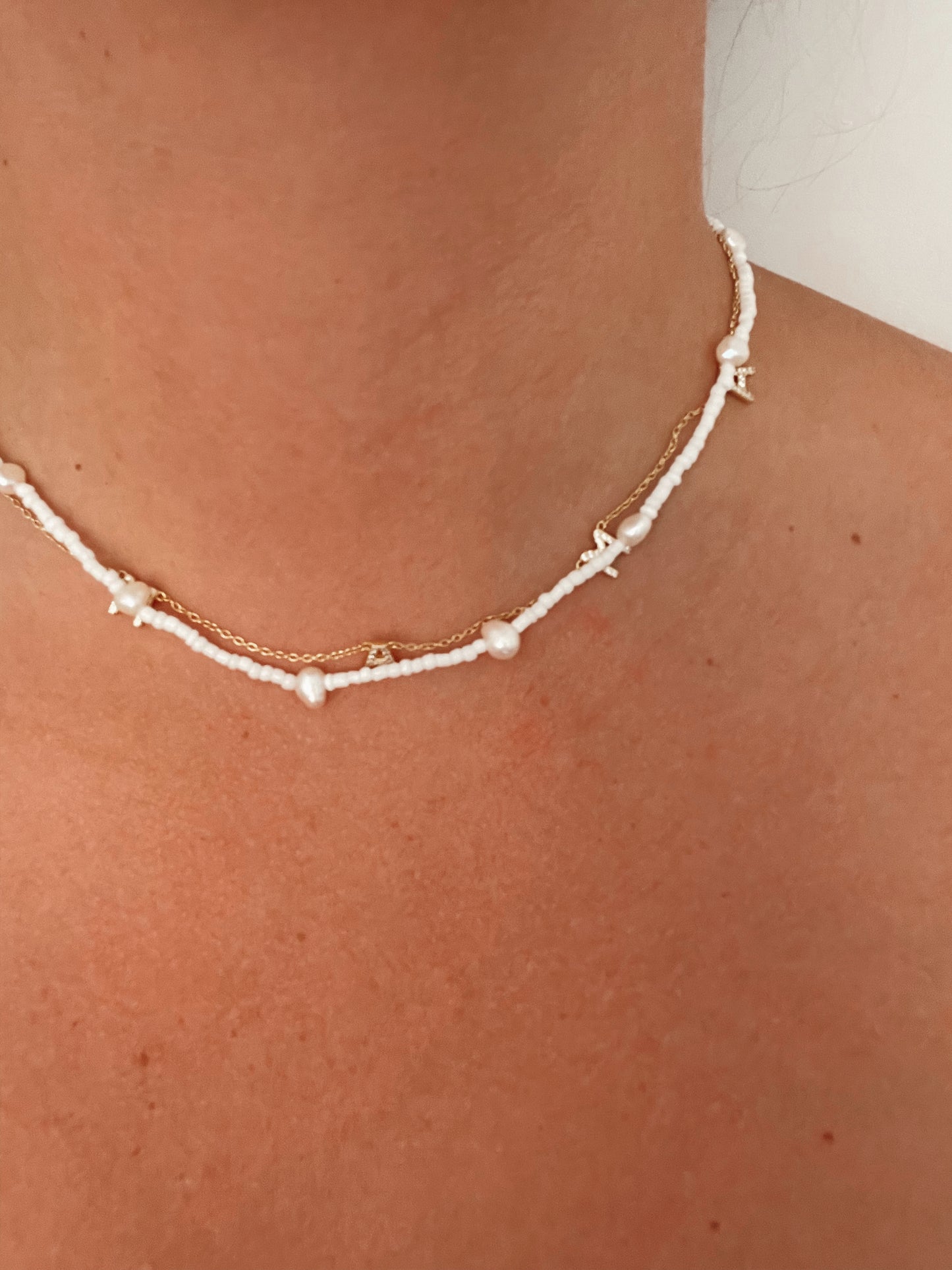 Pearl Oceana Bead Necklace