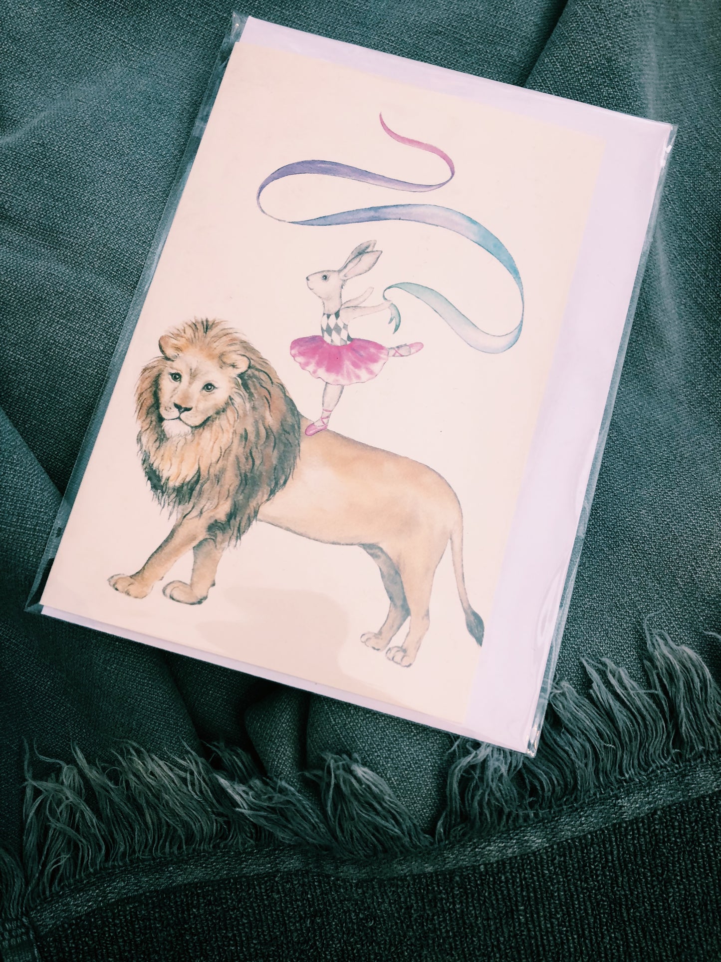 THE LION AND RABBIT - BALLERINA CARD - TP3