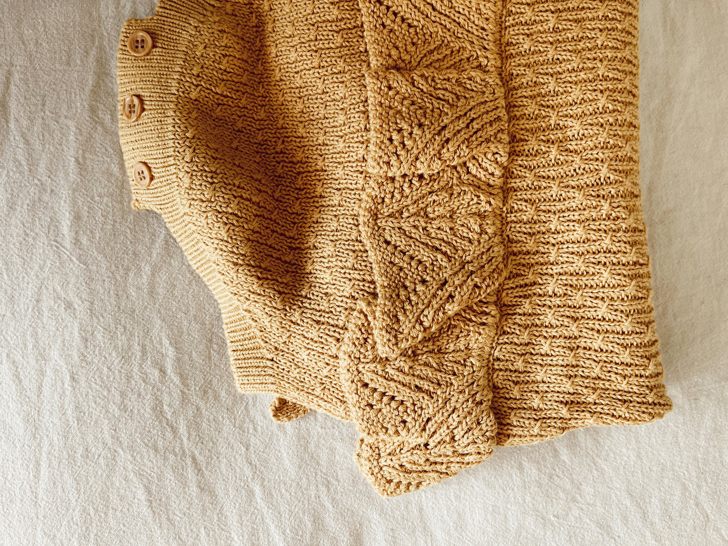 ZEST FRILL KNITTED ROMPER - BABY