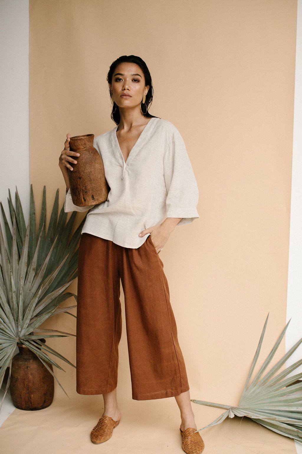 MAGALI PANT - CHOCOLATE