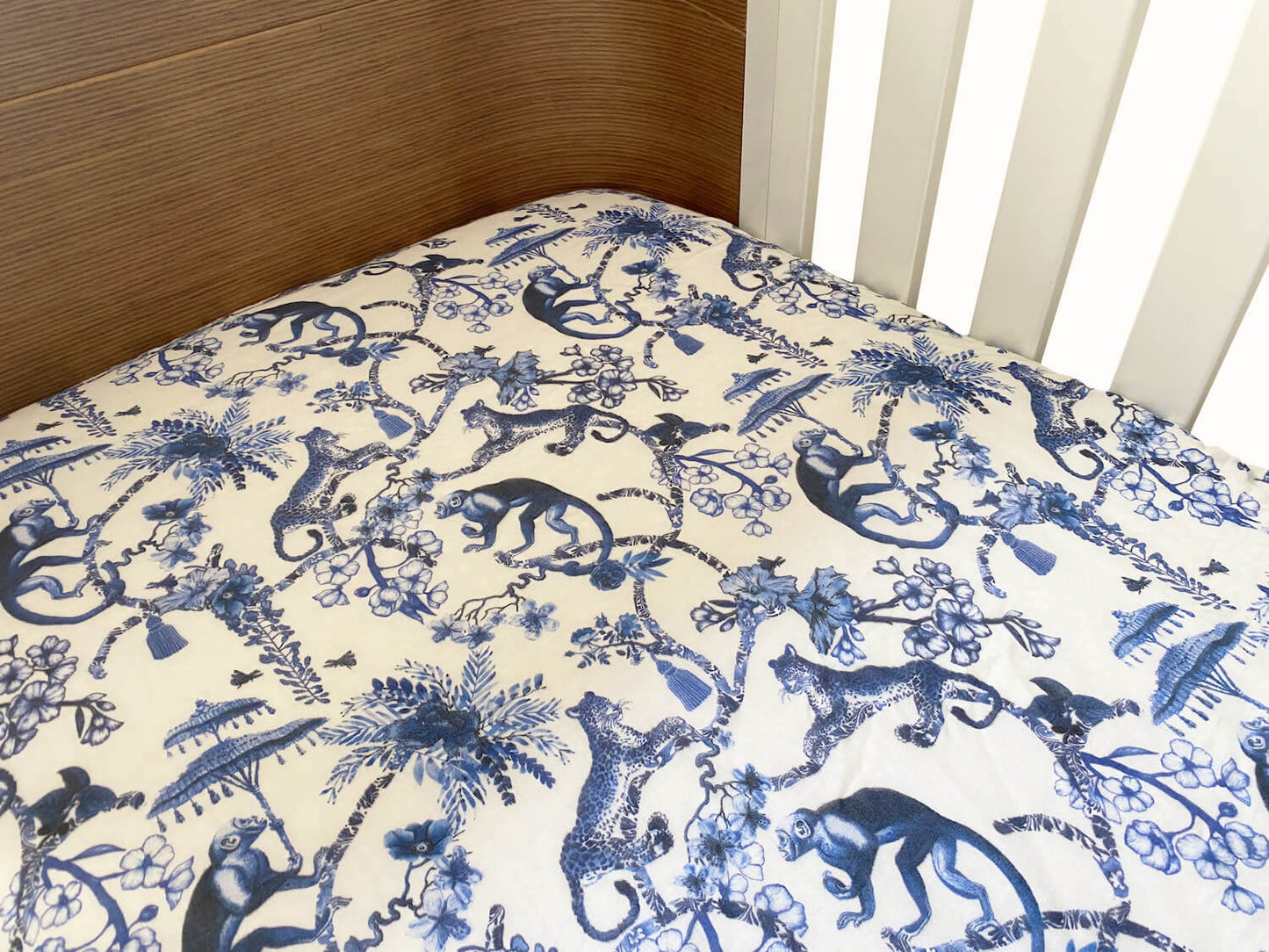 Porcelain Cot Sheet - The Swaddle Society