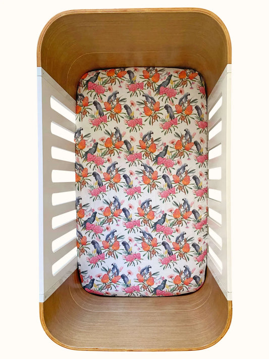 Banksia Cot Sheet- The Swaddle Society
