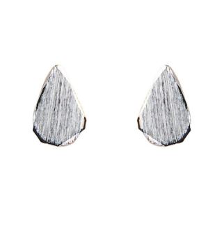 EB + IVE - METAL TEAR PIN EARRING - SILVER AND GOLD