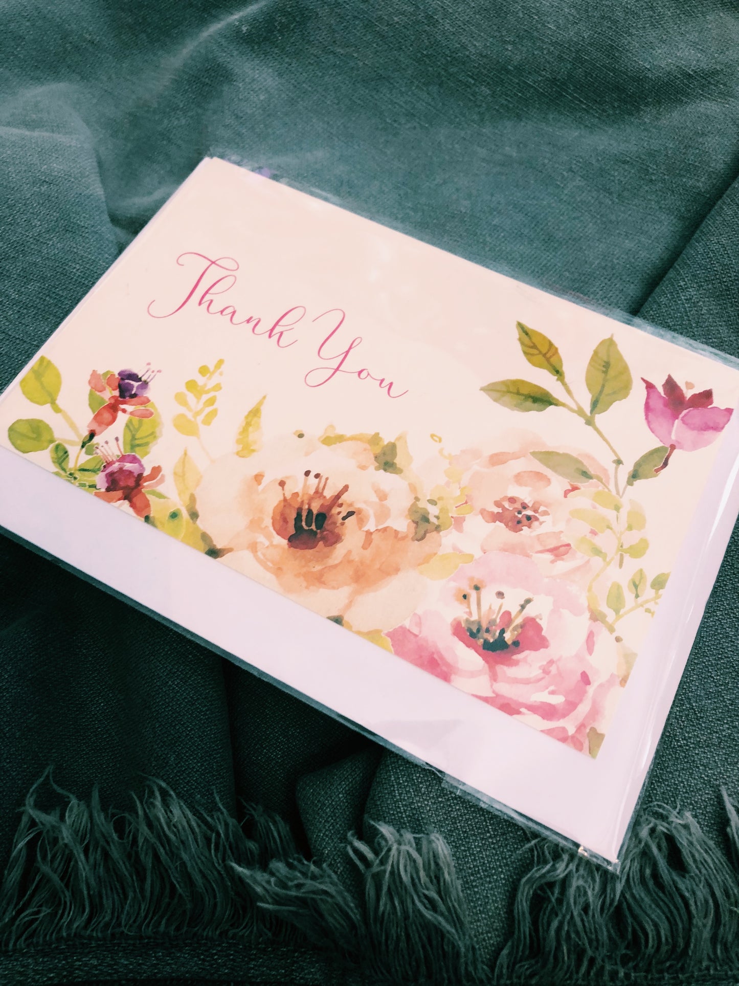 THANK YOU - FLORAL BLOOM CARD - FB79