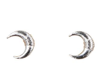 EB + IVE - METAL MOON PINS - SILVER AND ROSE