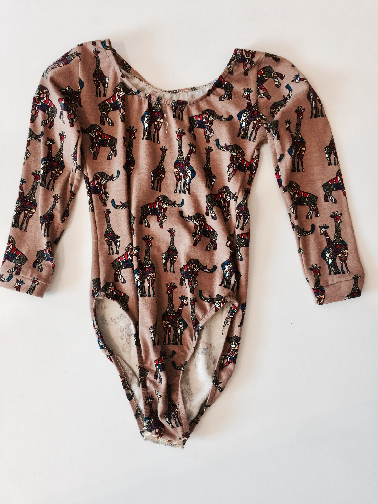 BABY + KIDS PRINTED ANIMALIA BODY SUIT LONG SLEEVE