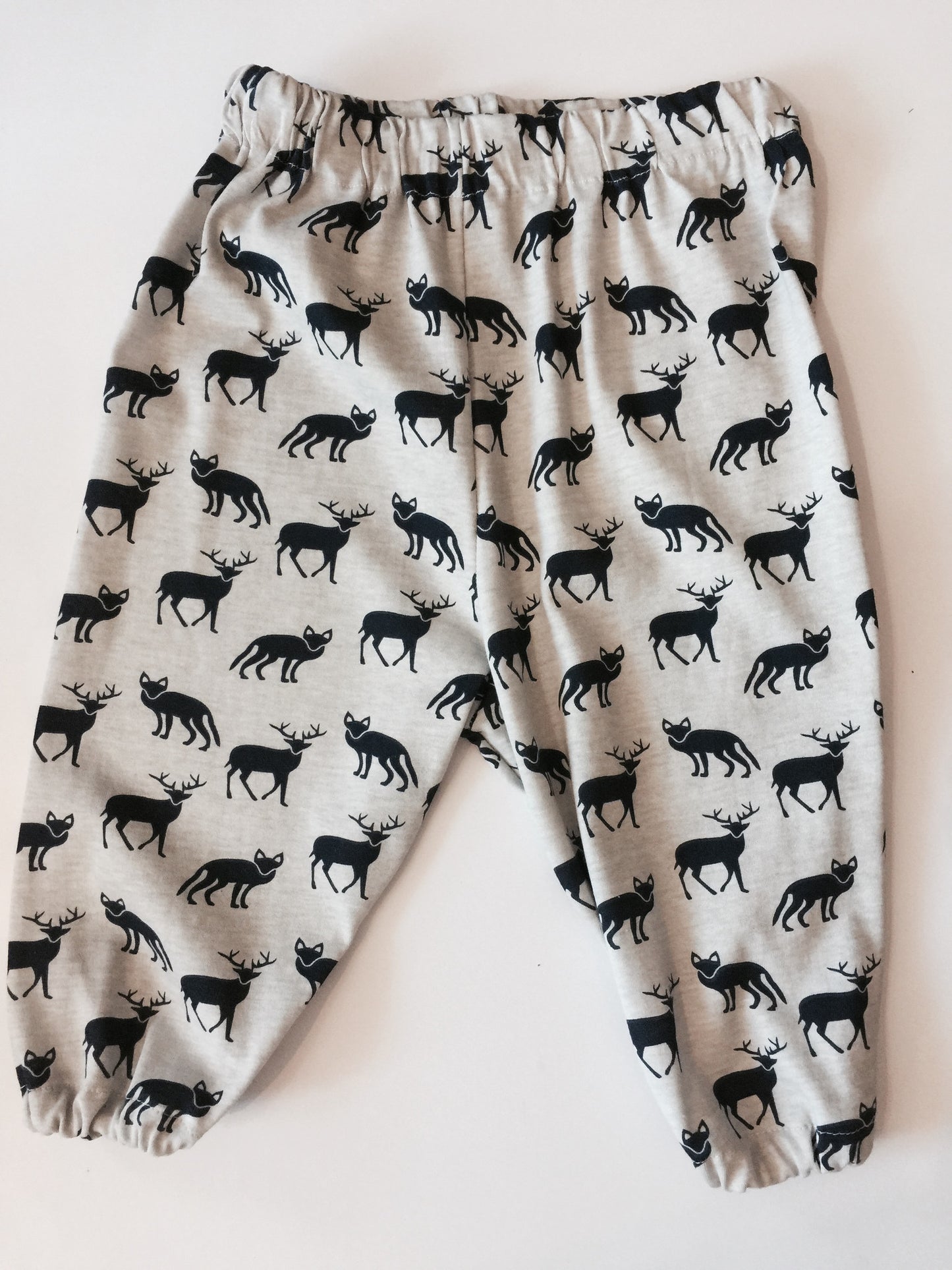 iluca | Brinley Bear Printed Organic Cotton Child Harem Pants - Unisex