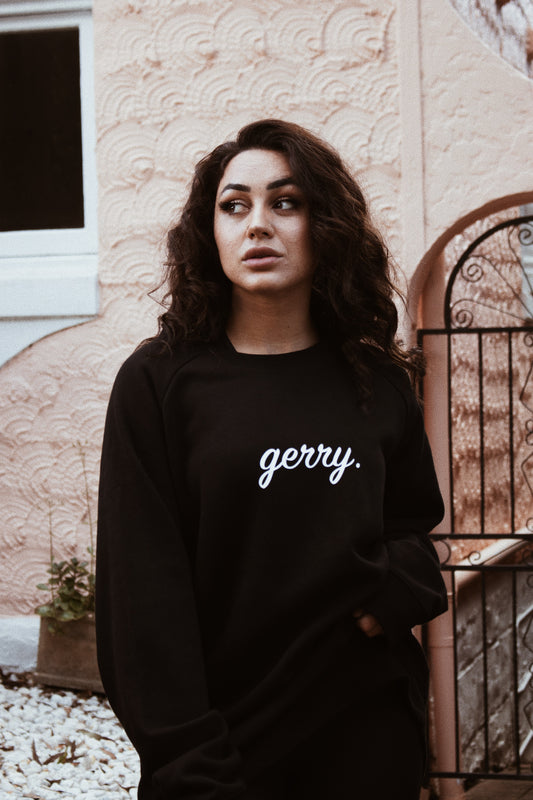 GERRY MONO WRITTEN SCRIPT JUMPER