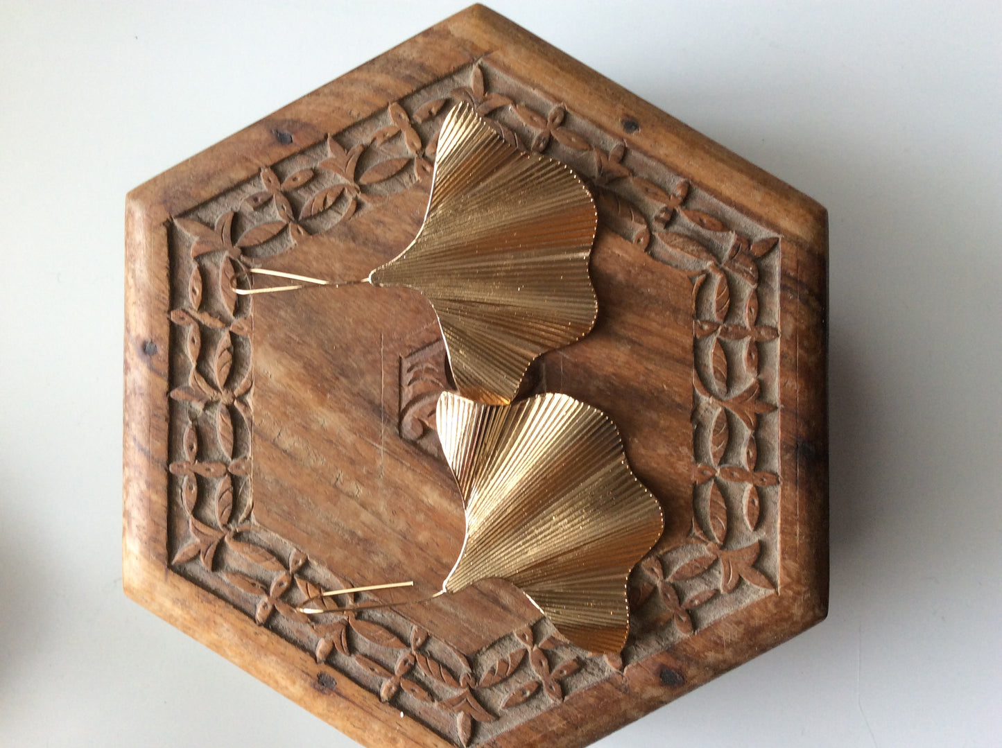 Fan Earring - Gold | By: Life in the sun store