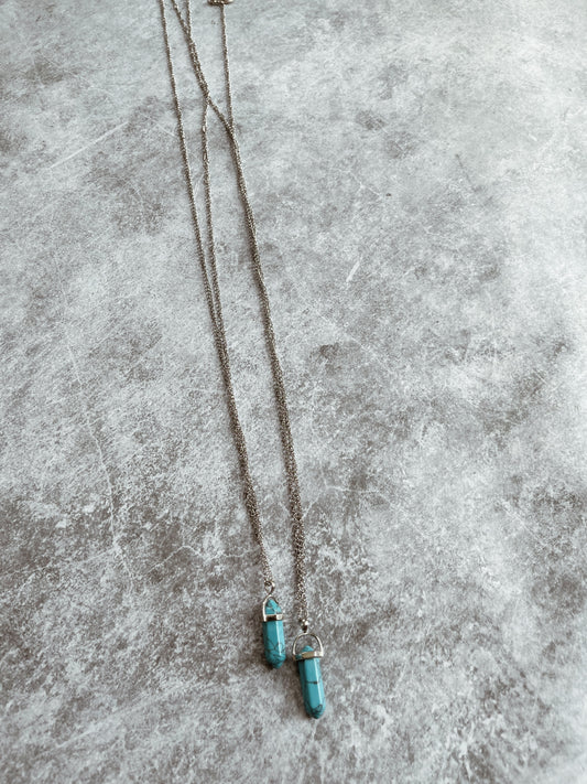 Turquoise Chain Necklaces