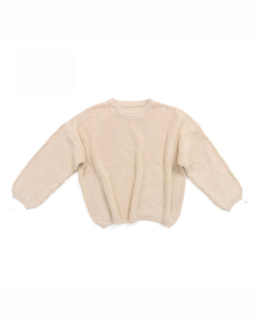 TAUPE KNIT BABY + KIDS JUMPER