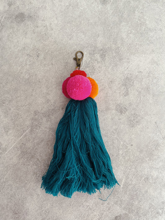 Fern Lush  Pom Pom Keyring