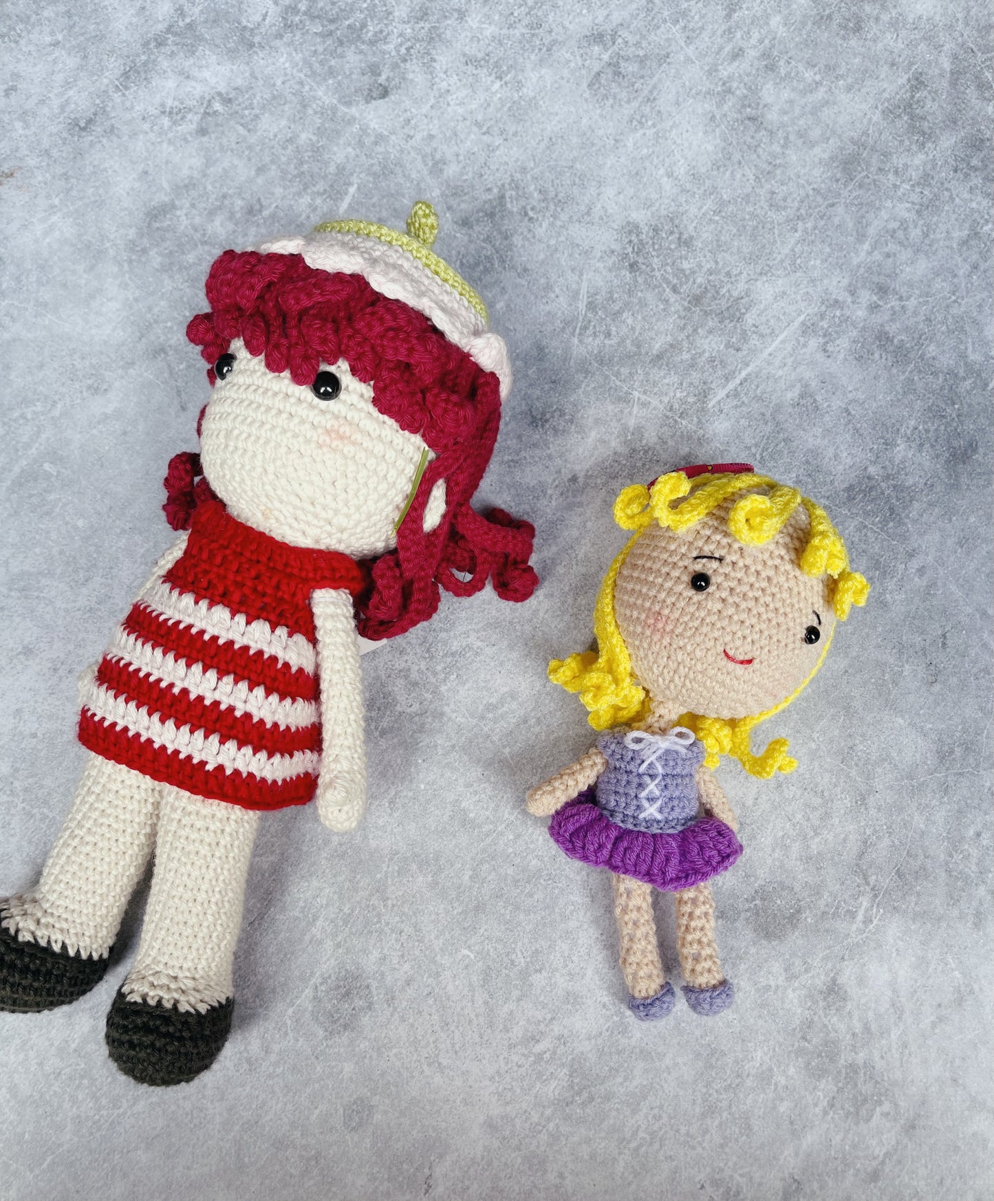 Purple Princess Crochet Doll