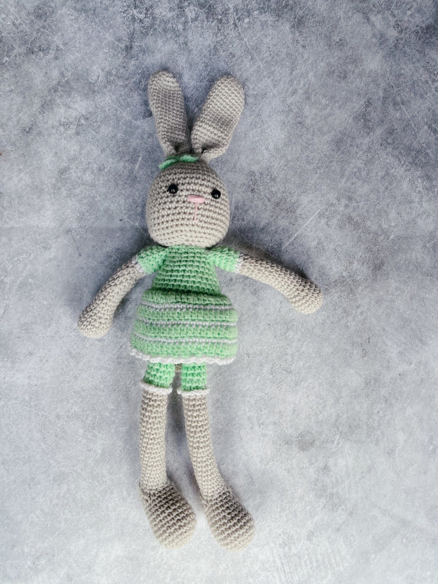 Mrs Mint Bunny Crochet Large Bunny Doll