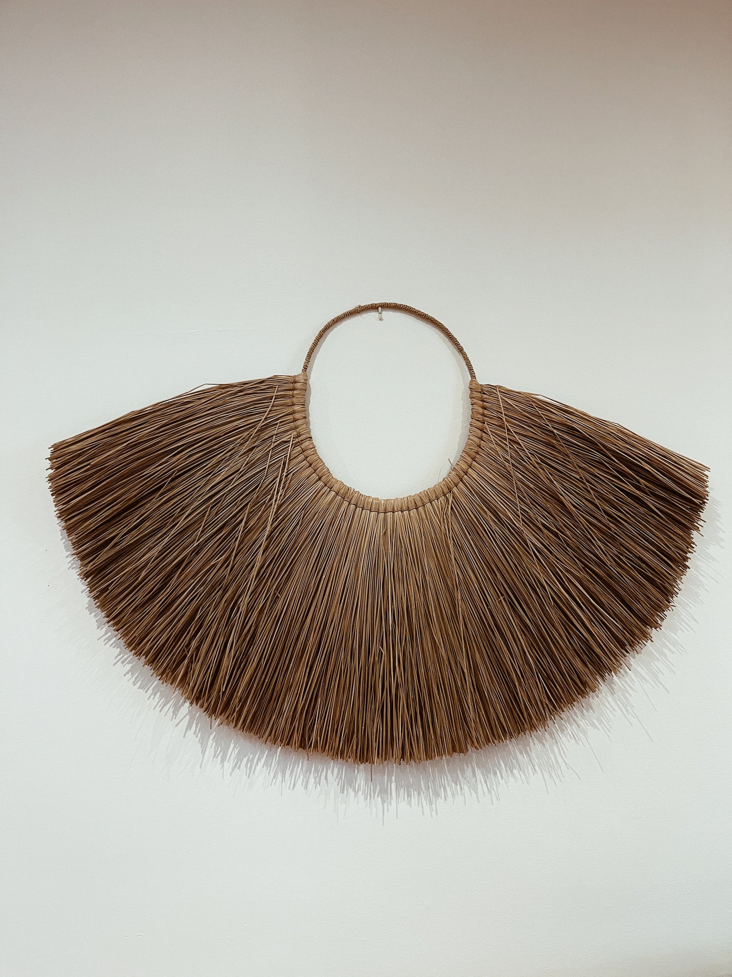 Bespoke seagrass wall hanging
